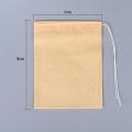 200 Pack Tea Filter Bags Disposable Teabags Natural Unbleached Paper Infuser Drawstring Empty Bag...