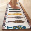 Borlans Washable Kitchen Floor Rug Non-slip Runner Bath Mat Morden Fish Pattern Carpet Abosrbent ...