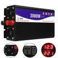 3000W 12V/24V/48V to 220V Pure Sine Wave Power Inverter Home Converter 48V