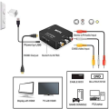 RCA to HDMI Converter, Amtake 1080P RCA Composite CVBS AV to HDMI Video Audio Converter Adapter