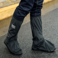 Motorcycle Waterproof Rain Shoes Covers Thicker Scootor Non-slip Boots Covers-BlackXL