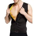 Men Hot Shapers Zipper Waist Trainer Vest