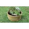 Wooden Cask Ceramic Flower Pot  (Free Shipping)