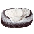 Rosewood Grey & Cream Snuggle Plush Oval