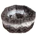 Rosewood Grey & Cream Snuggle Plush Round