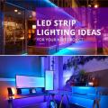 10m Bluetooth LED Strip Lights RGB 5050 SMD Flexible Ribbon 24 Key Remote Control TV Tape Lamp Wa...