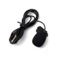 Portable 3.5mm Microphone External Hands-Free Mini Wired Collar Clip