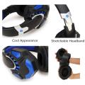 Gaming Computer Headset Bass Sound Stereo Wired Headphones With Microphone Volume Control For PC ...