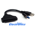 USB 3.0 to Sata Converter Cable - Black