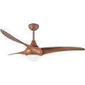 WILL ONLY BE SHIPPED IN JANUARY - SUPPLIER CLOSED Ceiling Fan Steel and Acrylic, Wood Finish 58W ...