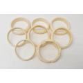 A wonderful collection of 9x antique ivory hand carved ladies bangles