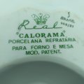 A rare vintage VTG Real (Brazil) Calorama collection porcelain Bundt cake mould