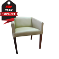 Take 20% Off  A stylish vintage mid-century retro tub styled faux leather arm chair.