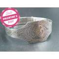 A Valentines Treat 10% off!  A stamped sterling silver ladies engraved bangle