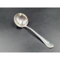 A silver plated Mappin & Webb gravy ladle