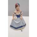 A very pretty and very collectable vintage Royal Dux Bohemian (Czechoslovakia) porcelain figurine