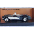 An awesome 1/24 scale Motor Max 1959 Chevrolet Corvette car in its original box.