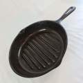Cast iron griddle pan - used.