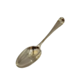 A gorgeous and substantial antique (1764) English hallmarked sterling silver serving spoon