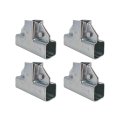 Insta-Connect No Weld DIY Connectors - T joint - 4 pack