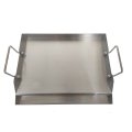 Lifespace 45cm Stainless Steel BBQ Flat Top Griddle