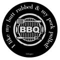 Lifespace "BBQ I like my butt rubbed & my pork pulled" Drinks Coasters - Set of 6