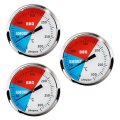 Lifespace BBQ Pizza Braai Replacement Thermometer with Calibration - 3 pack