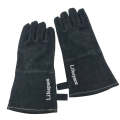 Lifespace Black Leather Braai Gloves - lined for extra comfort. EXCELLENT QUALITY!