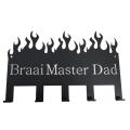 Lifespace "Braai Master Dad" Braai 5 Hook Utility Rack