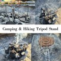 Lifespace Camping Hiking Backpacker Folding Tripod Stand