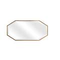 Lifespace Gold Rectangular Mirror With Cut-off Corners