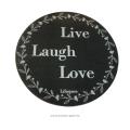 Lifespace "Live Laugh Love" Drinks Coasters - Set of 6