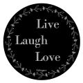 Lifespace "Live Laugh Love" Drinks Coasters - Set of 6