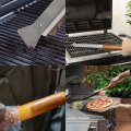 Lifespace Pizza Stone Cleaning Brush with Scraper