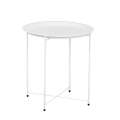 Lifespace Quality Round Patio Side End Table - White
