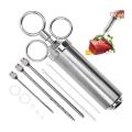 Lifespace Quality Stainless Steel Meat Marinade Injector Set