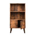 Lifespace Rustic Industrial Retro Bookshelf Cabinet
