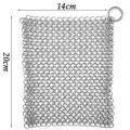 Lifespace Stainless Steel Cast Iron (Potjie) Chainmail Scrubber