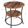 Lifespace Unique Living Room Round Coffee Side Table
