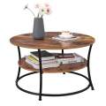 Lifespace Unique Living Room Round Low Height Coffee Table