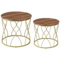 Lifespace Unique Round Nesting Tables - Set of 2