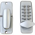 Digital Keypad Lock - Compact - Satin Chrome