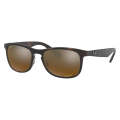 Ray-Ban Men's Chromance 55mm Matte Havana Sunglasses - RB4263-894-A355