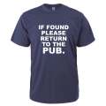 If Found Please Return to the Pub t-shirt - L / Red