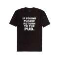 If Found Please Return to the Pub t-shirt - L / Red