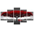 3 4 5 Panel Modern Abstract Home Hotel Wall Decor Art Gift Spray Canvas Paintings (Unframed) - 1