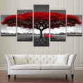 3 4 5 Panel Modern Abstract Home Hotel Wall Decor Art Gift Spray Canvas Paintings (Unframed) - 2