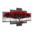 3 4 5 Panel Modern Abstract Home Hotel Wall Decor Art Gift Spray Canvas Paintings (Unframed) - 2