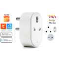 Smart Life Tuya WIFI 1CH 16A 3500W 3 Pin / 2 Pin Plug Switch w/ Power Monitoring