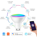 Smart Life Tuya WIFI 5W GU10 RGB CCT LED Downlight Light Bulb | 2700K to 6500K | RGB